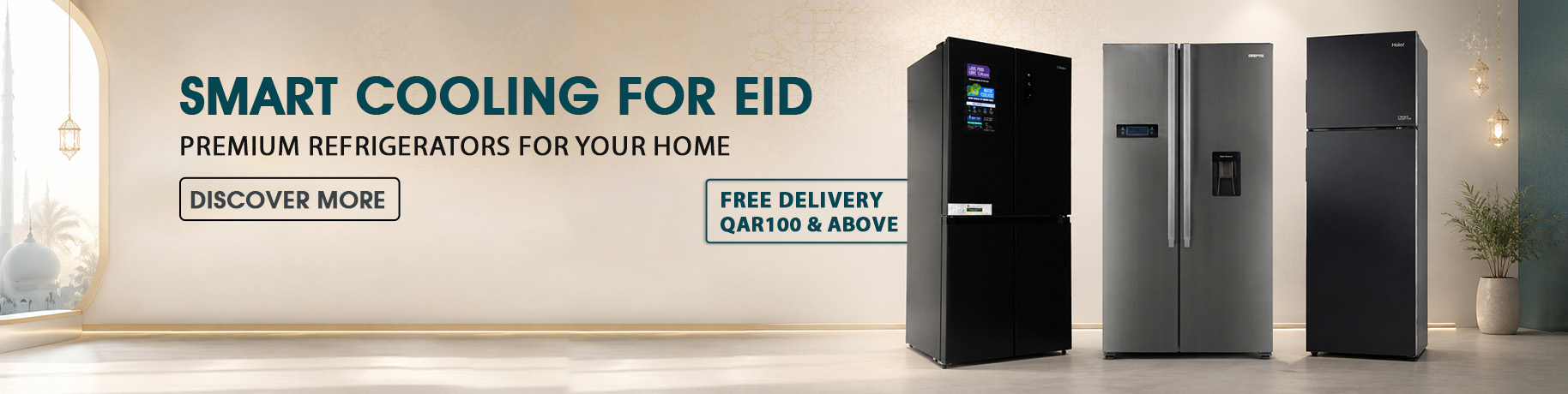 Slider Img of Refrigerator Web Banner