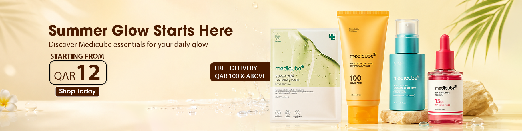 Slider Img of skin care summer Web Banner