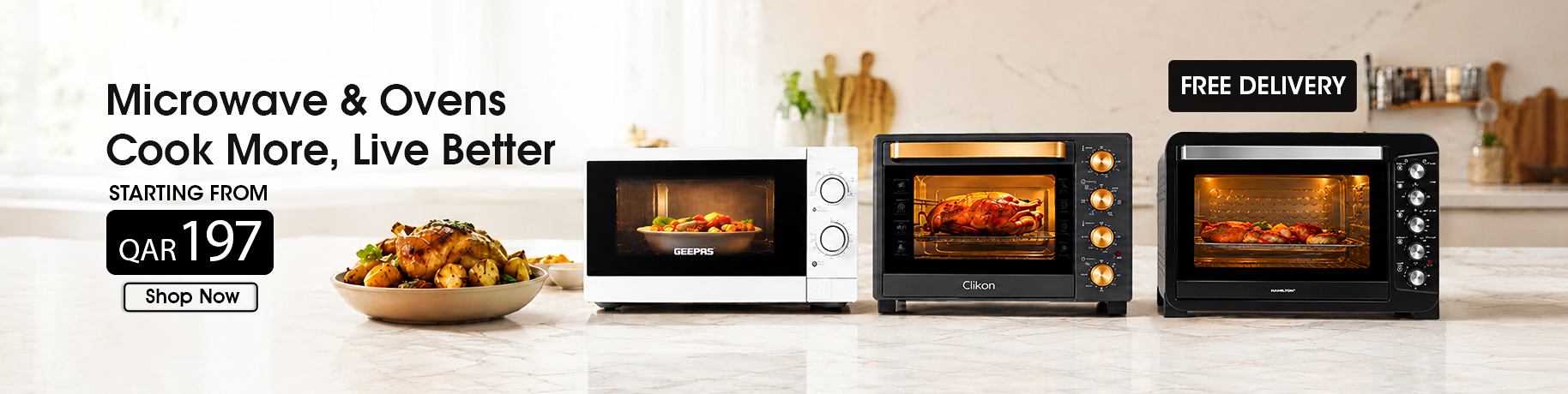 Slider Img of Microwave &amp;amp; Ovens Web Banner